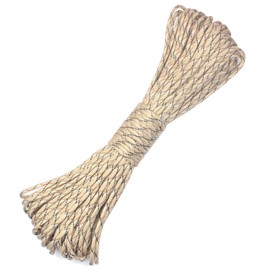 GeGeDa Paracord 9 Core 550 Parachute Cord Camping Rope 100FT (Desert Camo, 100feet)