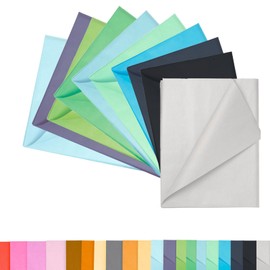 Coloured Tissue Paper for Crafts for Wrapping Gifts 50x70CM 20 Sheets 10 Colours Kids DIY Craft Kit Colourful Vibrant Palette by Envenzo (Vibrant Pastels)