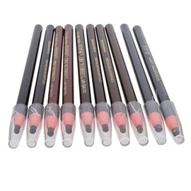 Healeved 10pcs Women's Eyebrow Makeup Pencils Waterproof and Easy to Use Eyebrow Beauty Tools for Daily Use