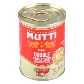 Mutti Double Concentrated Tomato Paste (Doppio Concentrato), 4.94 oz. Can | 1 Pack | Italy’s #1 Brand of Tomatoes | Canned Tomatoes | Vegan Friendly & Gluten Free | No Additives or Preservatives