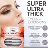 FYNE Super Ultra Thick Individual Eyelashes - 240 Eyelash Clusters