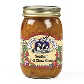 Amish Wedding All Natural Southern Chow-Chow Relish, Pack of 2 Jars, Hot
