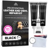 Professional Black Leather Repair Kit for Furniture, Couches, Boots, and