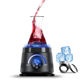 Electric Wine Chiller Decanter,1500ml/50oz 24-Hour Chilling Water Pitcher with Lid,Large Juice Jug for Coffee,Iced Tea,Lemonade,Cold or Hot Beverages,Wine Aerator Gifts&Accessories for Men and Women