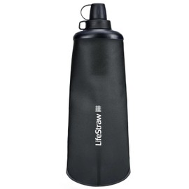 LifeStraw Peak Collapsible Squeeze Bottle 1L, Dark Grey
