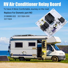 3106996022 Controller Control Circuit Board for Dometic RV Air Conditioner, Heat Cool Analog Control Relay Board Replace for Dometic Duo Therm 3106996.022, 3311924, White