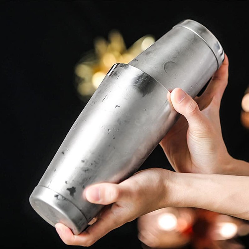 WOMLEX Boston Cocktail Shaker and Strainer