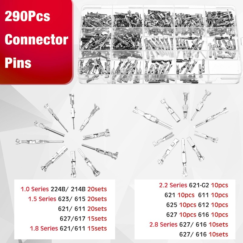 Reginary 333 Pcs Terminal Pin Removal Tool Kit Includes 43