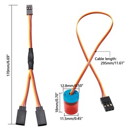 Newzoll RC Car Light Kit RC Car Police Flashing Light Warning Lamp Compatible with 1/10 TRX4 SCX10 Crawler Truck Firefighting Ambulance Car RC Airplane, Red