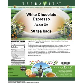 White Chocolate Espresso Pu-erh Tea (50 tea bags, ZIN: 542318)