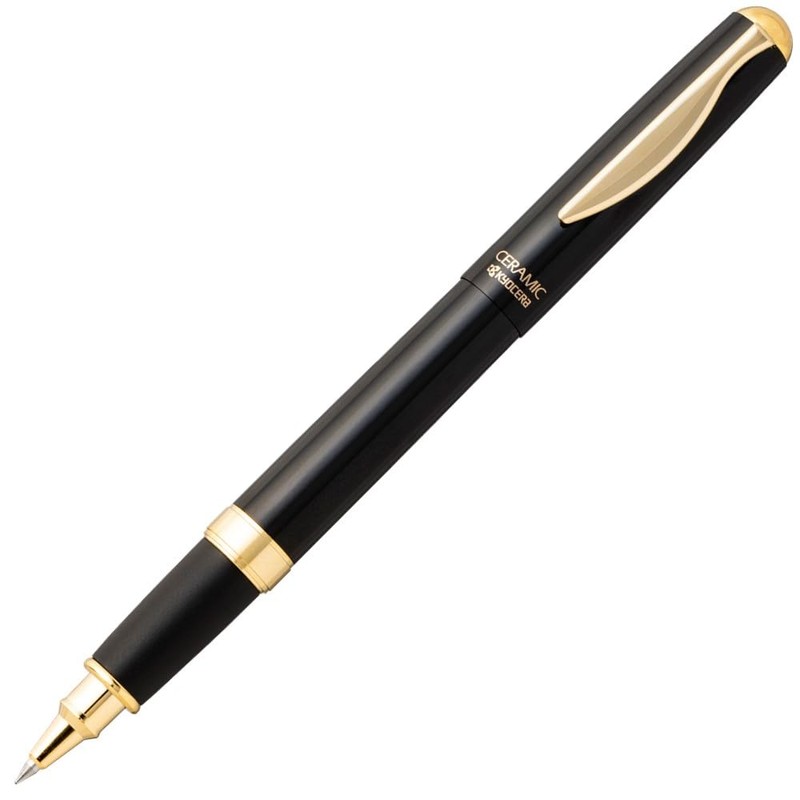 Kyocera KCB-2BK-AZ Ballpoint Pen, Water Based Tip, Ceramic Ball, Good