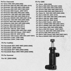 GuuYebe K6723 Idler Arm Bracket Fit for Silverado Tahoe 1500 Sierra Avalanche Yukon H2 Escalade Suburban XL Savana EXT 2500HD ESV 2500 4500 1500HD Classic HD 3500 C1500 Express C2500 3500HD Base