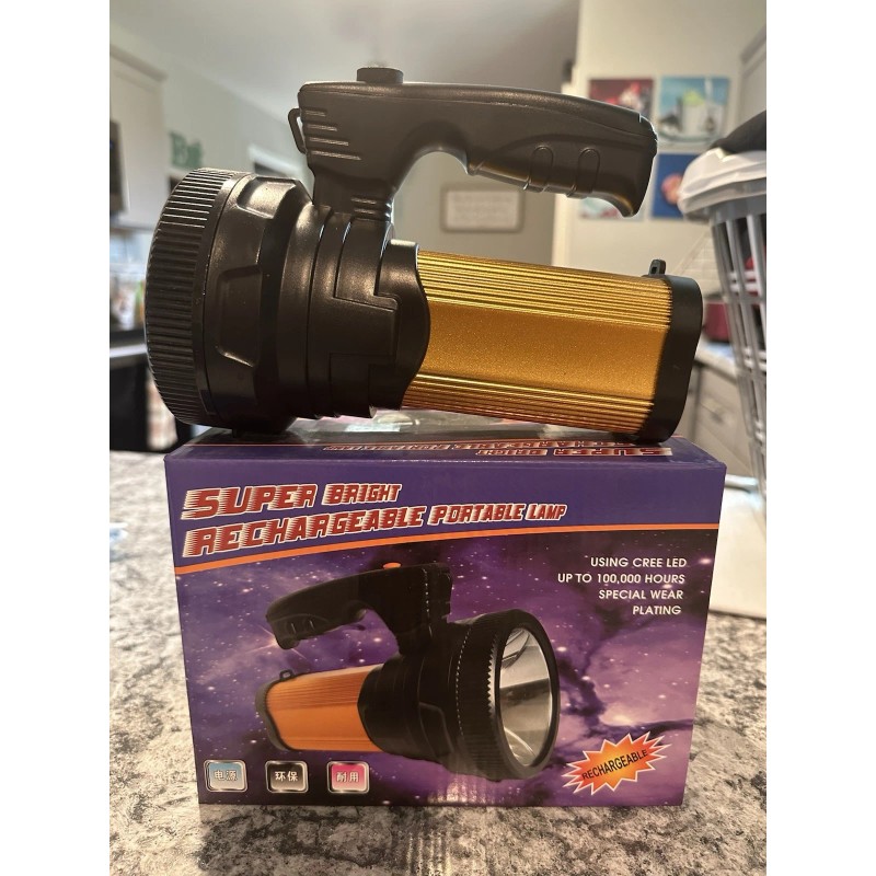 Super Bright LED Flashlight Rechargeable Super Bright Work Camping Fishing