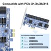 10Gtek 12 Port PCIe SATA Card, SATA3.0 Expansion Card, X1,