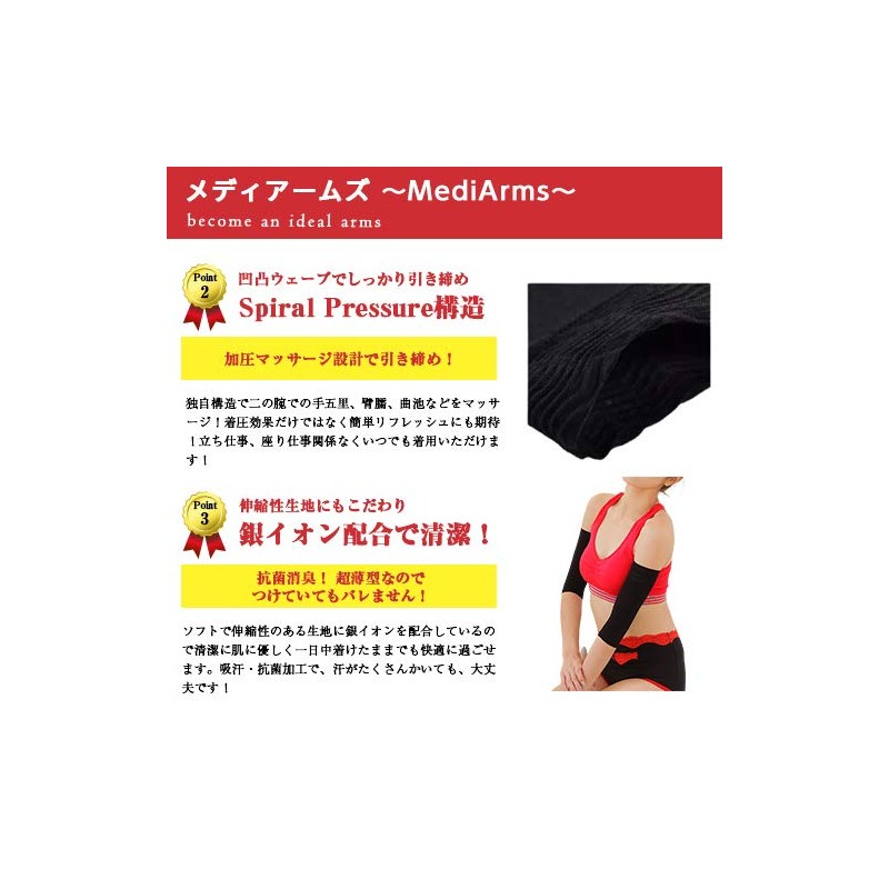 Women's Upper Arm Slim Compression MediArms Bicep Shaper Compression Supporter,