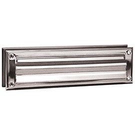 Salsbury Industries 4045C Mail Slot, Standard/Magazine Size, Chrome Finish