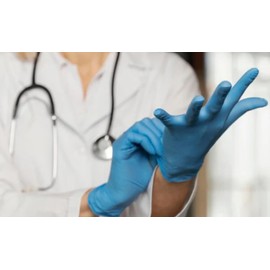 AdvanCare Superior Strength Long-Wrist Nitrile Gloves (Small)