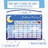 Amonev Children's Magnetic Bedtime Routine Reward Chart. Magnetic Sticker Chart.