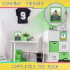 Icona Bay 7x5 Green Picture Frame, Coloured Solid Wood Scandinavian