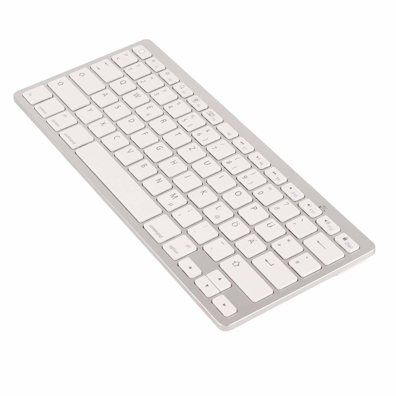 Wireless Keyboard Portable Universal Slim Silent Wireless Bluetooth German Keyboard