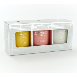 QVC HomeWorx by Slatkin + Co. 3pc Delectable Deserts Candle Gift Set
