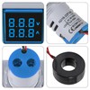 XIITIA 3pcs 2 in 1 60-500V 0-100A AC Digital Ammeter