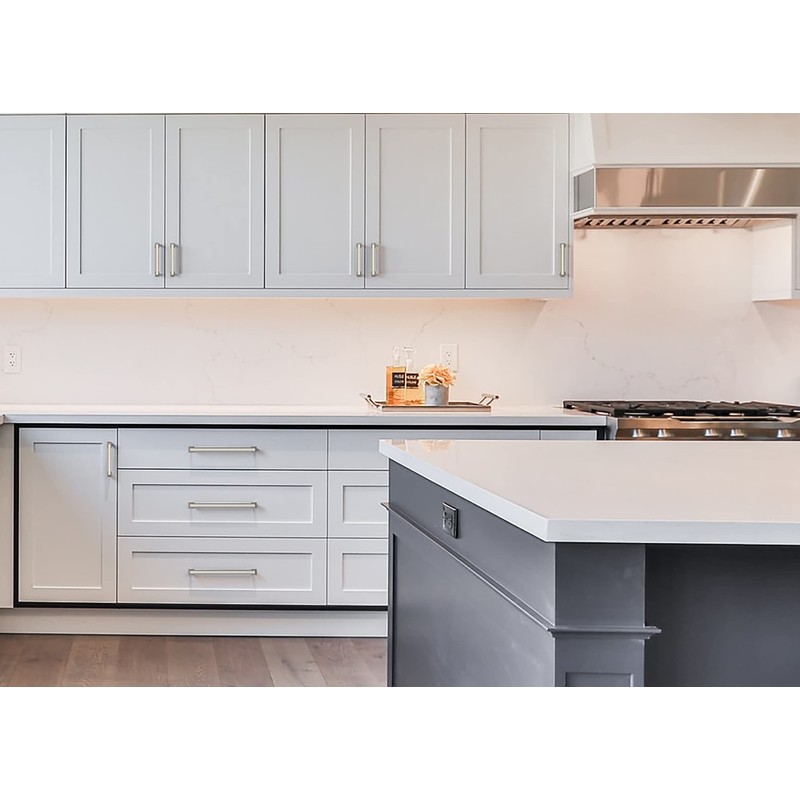 Amerdeco 10 Pack Polished Chrome Cabinet Pulls 5 Inch(128mm) Hole