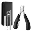 Toenail Clippers for Seniors Thick Nails 4Pc - Long Handle,