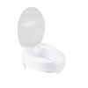 Drive Medical Raised Toilet Seat with Lock and Lid, Standard