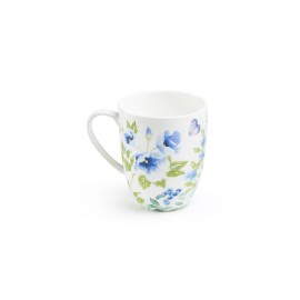 Stechcol Gracie Bone China Gracie Bone China Indigo Garden Grace 14oz Bone China Mug Grace Teaware