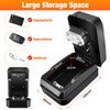 Key Safe with Number Code, Large Outdoor Key Cabinet with
