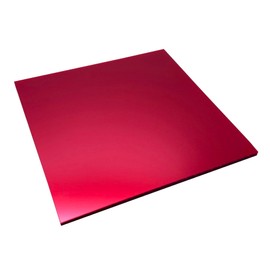 i-Materials Acrylic Pearlescent Metallic Sheets, 1/8" Thickness, 16"x12", Ideal for GlowForge & Any Types of Laser/Engraving, Perfect Material for Jewelry, Crafting & DIY Projects (Fresh Red)