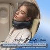 BodyPedia Air Inflatable Neck Pillow for Travel, Soft Support, Waterproof,