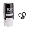 StampExpression - Eighth Note Music Love Self Inking Rubber Stamp - Black Ink (A-6296)