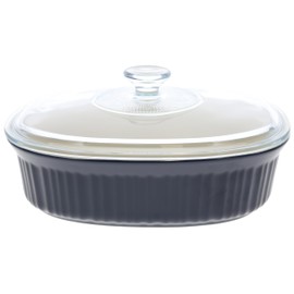 CorningWare 2.5qt French Colors Navy Blue Baking Dish with Glass Lid