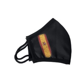 Elegant Black Spain Flag Respirator Mask