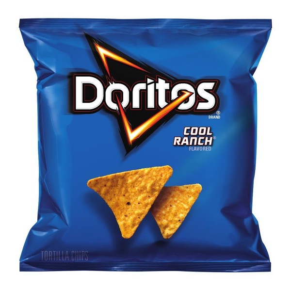 Doritos Cool Ranch Flavored Tortilla Chips, 1 Ounce (Pack of 104)