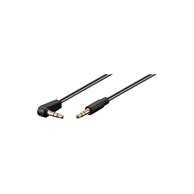 goobay 59525 Audio Jack Cable AUX, 3.5 mm Stereo 4-Pin