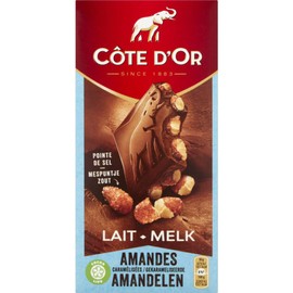 Cote D'Or - Bloc Lait Noisettes, 180 g