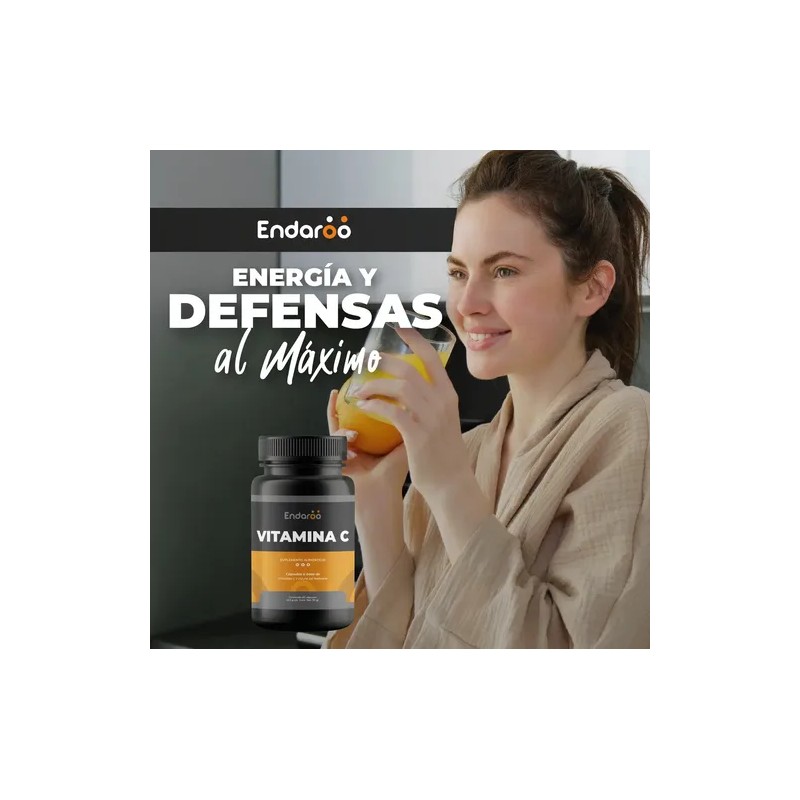 Vitamina C 60 Cápsulas Sin Sabor