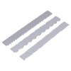 3pcs Deckle Edge Ruler Paper Tearing Ruler Craft Ruler Paper
