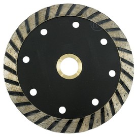 Benchmark Abrasives 4-1/2 Inch Turbo Diamond Blade for Angle Grinder with Steel Core for Cutting Brick Ceramic Tile Granite Marble - 4-1/2” Circular Saw Blades Concrete Masonry Brick Grinding Wheel