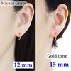 Miyabi Grace Men's 15 mm Small Comfortable Plastic Invisible Clip