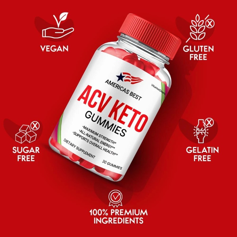 Americas Best ACV Keto Gummies Maximum Strength, Premium Formula (3