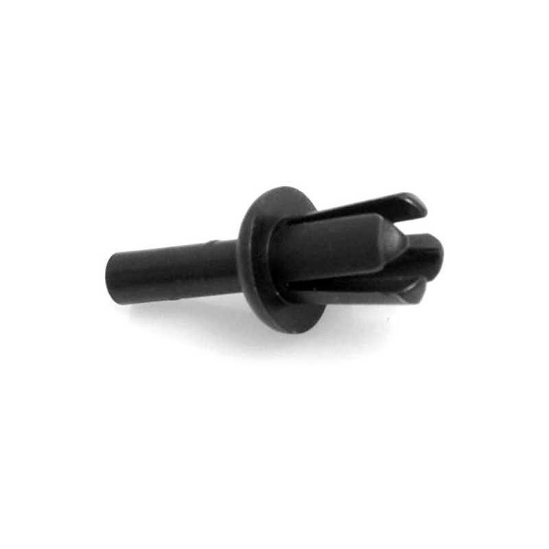 Design61 Expansion Rivets Fastening Clip Pack of 50 in Black
