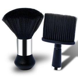 2 Pcs Soft Neck Duster, Professional Barber Accessories - Cleaning Brush for Removing Loose Hair Around Neckline and Ears After Haircut