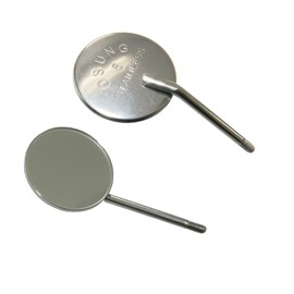Osung Dental Simple Stem Plain Surface Mouth Mirror #5, 12 pcs/box, Pack of 2 - DMSS5