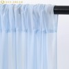 Baby Blue Chiffon Backdrop Wedding Photo Backdrop 10x10ft Sheer Backdrop