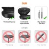 JOSTZHXIN Home Rolling Stool, PU Leather Rolling Chair with Back,