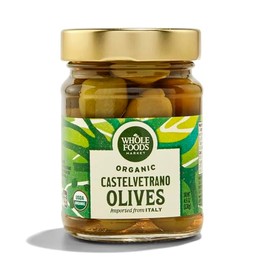 Whole Foods Market, Organic Castelvetrano Olives, 4.58 Ounce